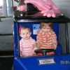 She always wanted to ride the car at Walmart when we went shopping.