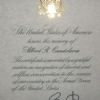 presidential memorial award from Barak obama