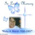RubyMarsh's Online Memorials
