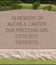 Alexis Angelique Carter's Memorial