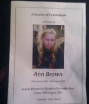 ANN BROWN ANN BROWN