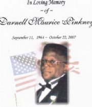 Darnell  Pinkney's Memorial